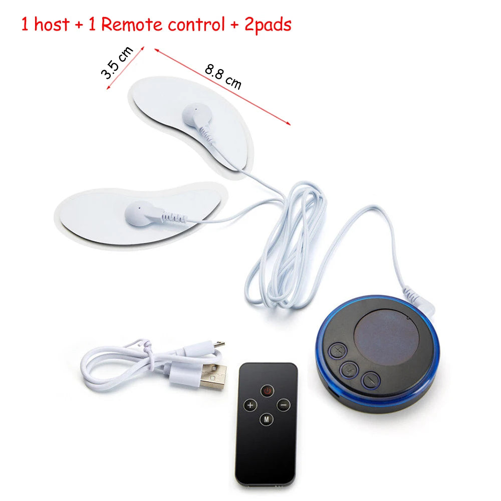 Neck Massager Mini Portable EMS Electric Massage Patch Pulse Body Muscle