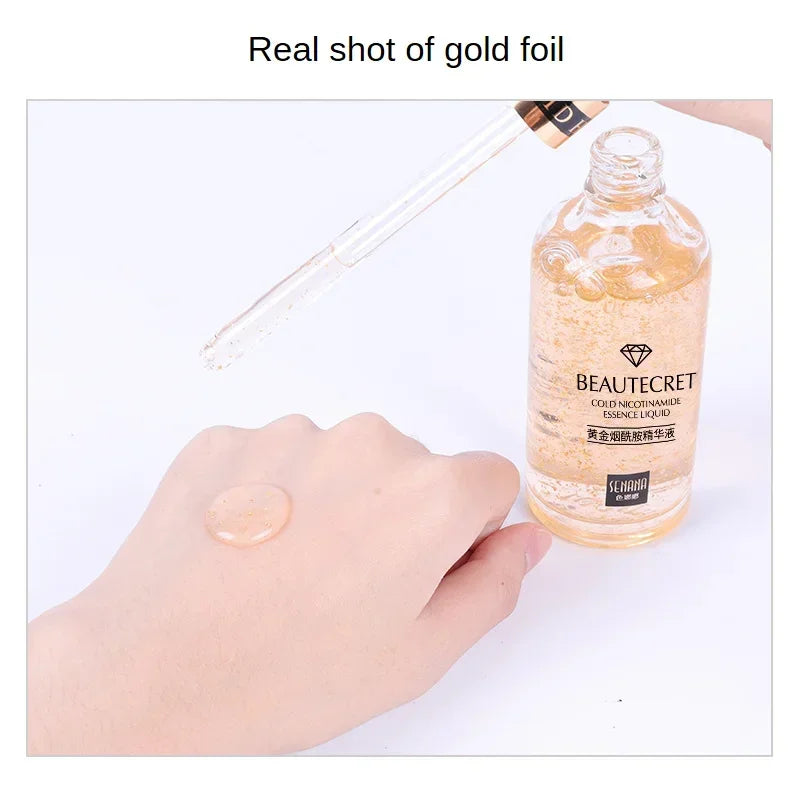 24K Gold Hyaluronic Facial serum Acid Nicotinamide Replenishment Moisturize Skin 15ml/50ml/100ml