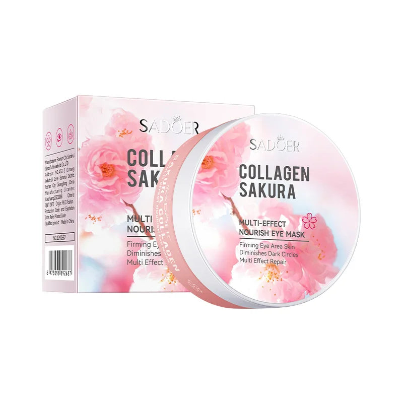 SADOER Sakura Collagen Eye Mask Anti Dark Circles Eyes 60pcs