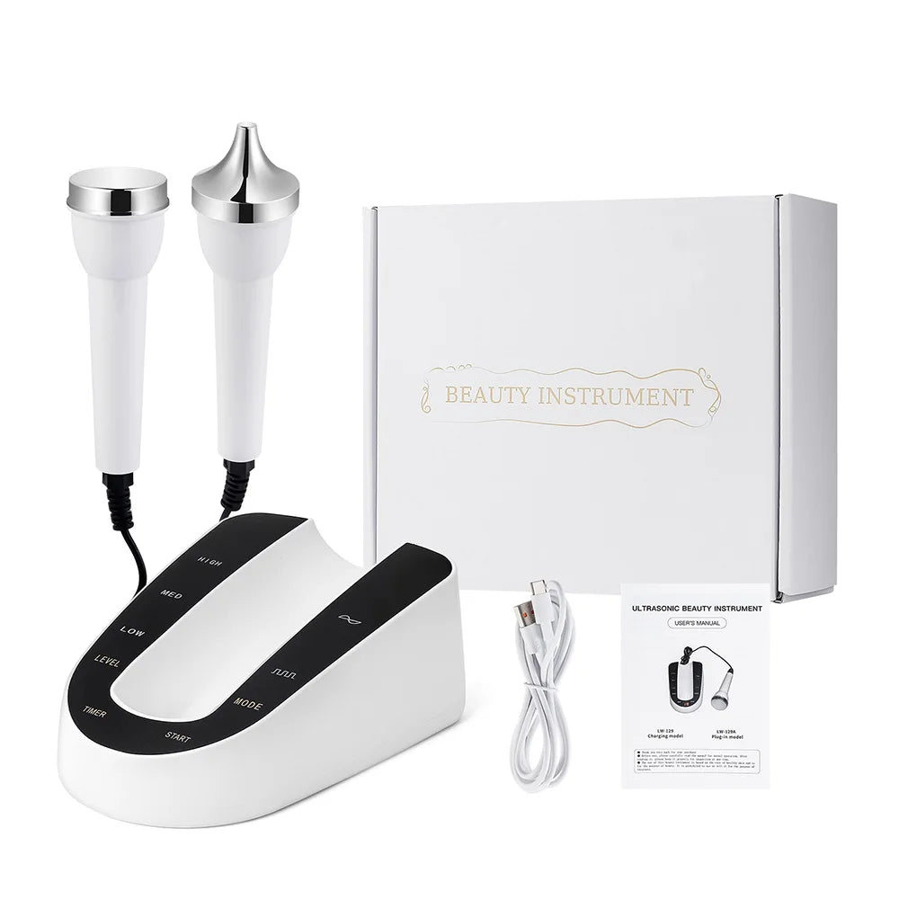 Ultrasound Skin Care Beauty Machine High Frequency Face Eye Massager SPA Ultrasonic Beauty Device
