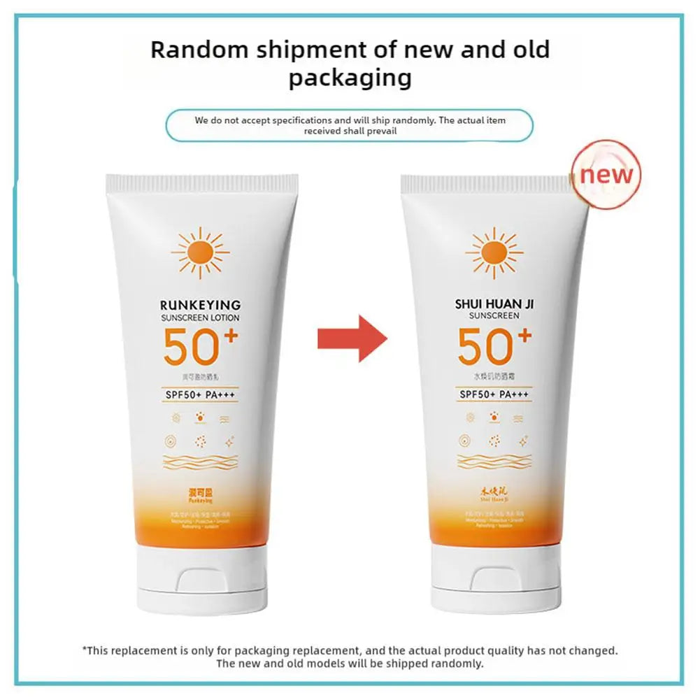 SPF50+ Facial Sunscreen Sun Cream Anti-Aging Moisturizer