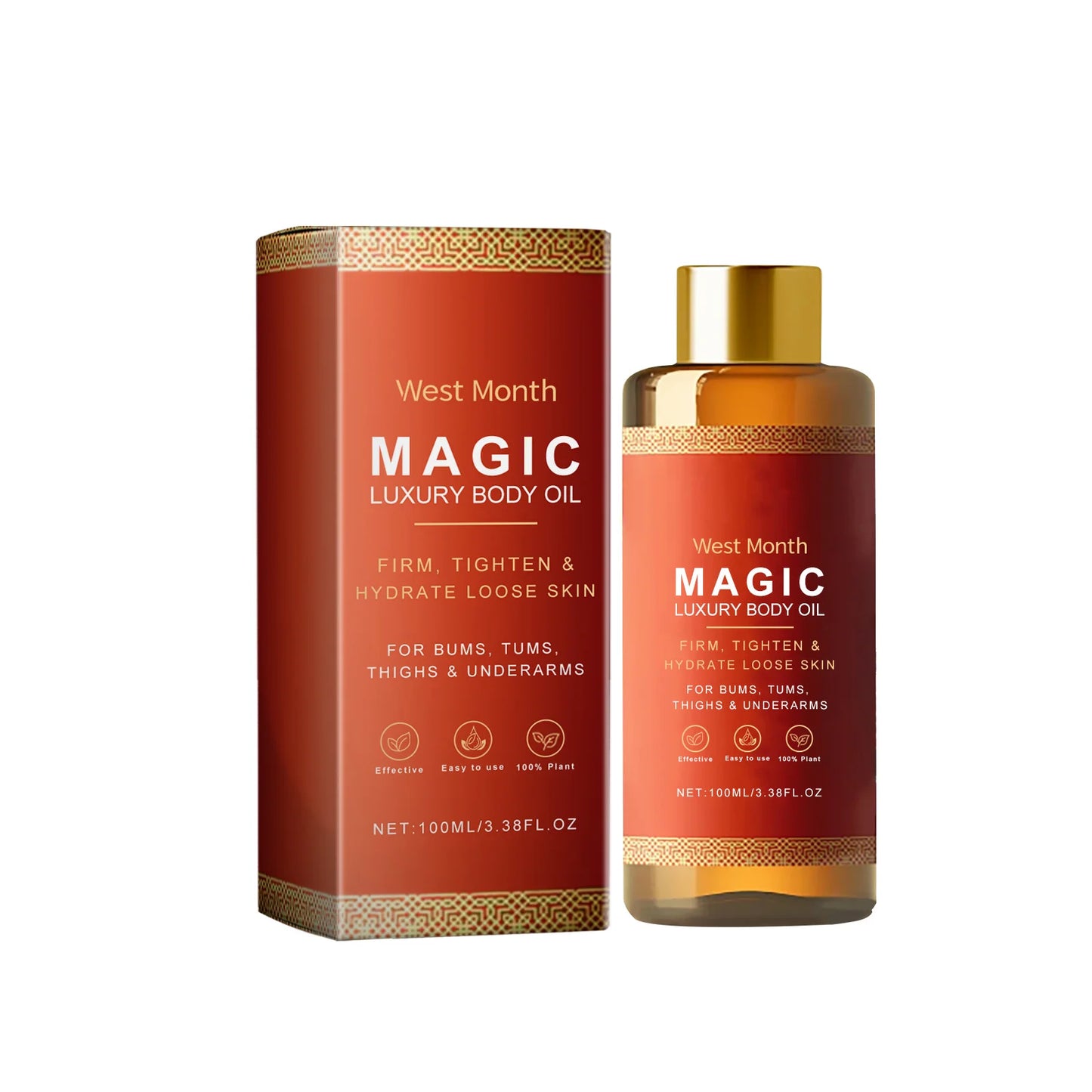 Magic Luxury Body Oil Deeply Moisturizing Dry Skin Tightening Firming