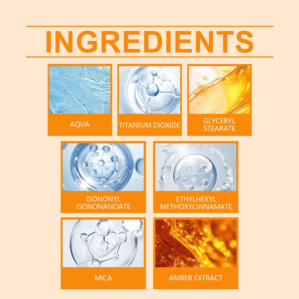 50g Sun Shielding Body Glowing Oil Spf50 Sunscreen Body Oil