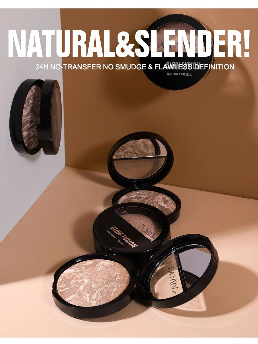 Face Highlighter 7 Palette High Glossy Face Bronze-colored Palette Natural Glow