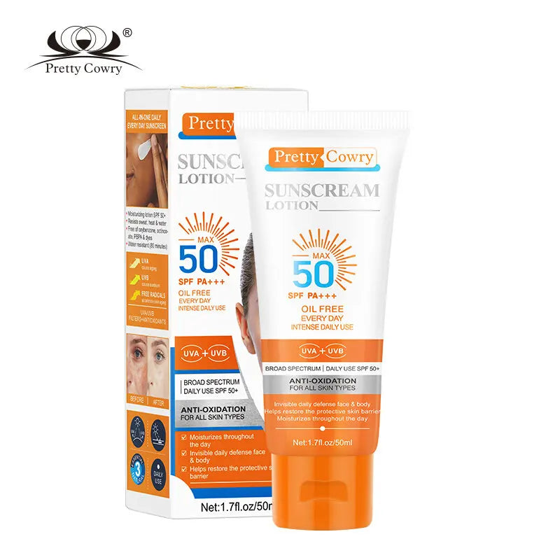 Daily Sunscreen SPF 50+ UV Moisturizing Anti-Aging Waterproof