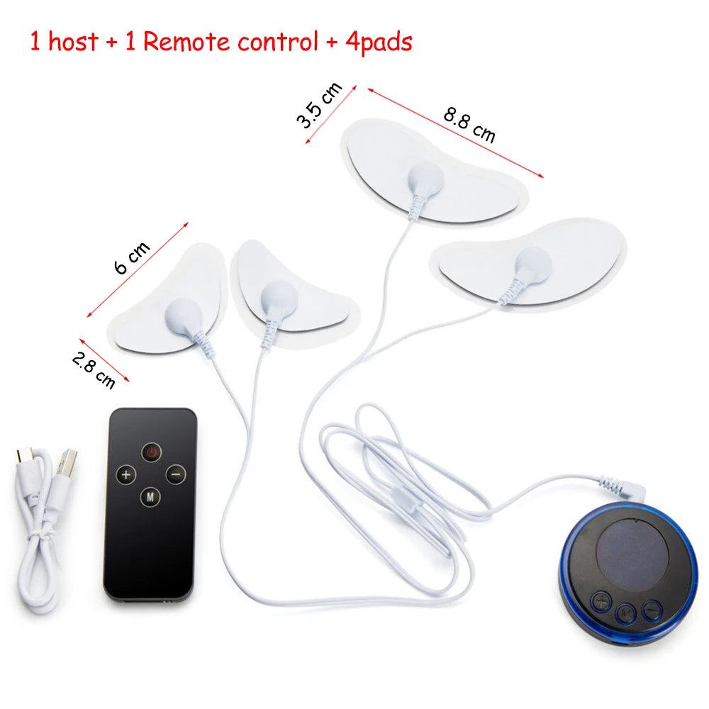 Neck Massager Mini Portable EMS Electric Massage Patch Pulse Body Muscle