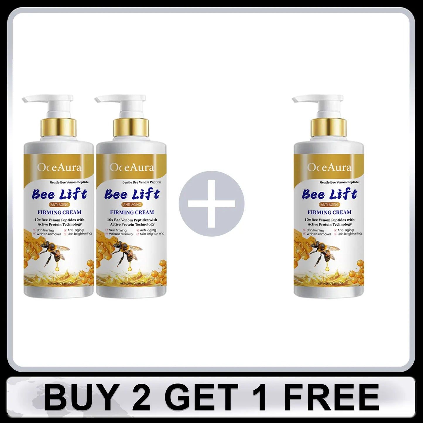 Body Lotion Bee Firming Wrinkle Removal Fine Lines Increase Elasticity
