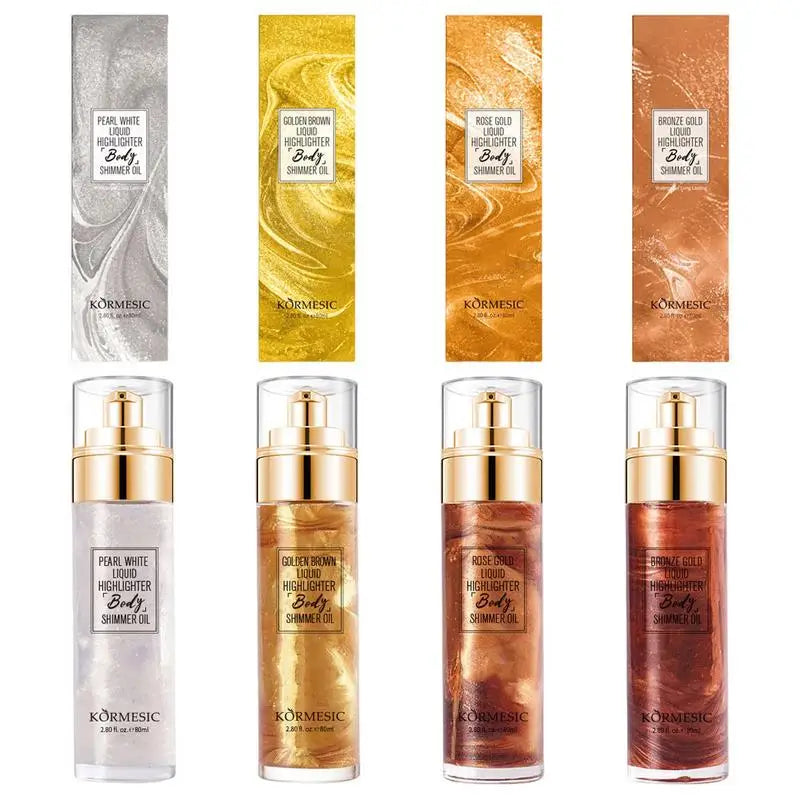 Glitter Spray Hair Body High-Gloss Face Highlighter Makeup