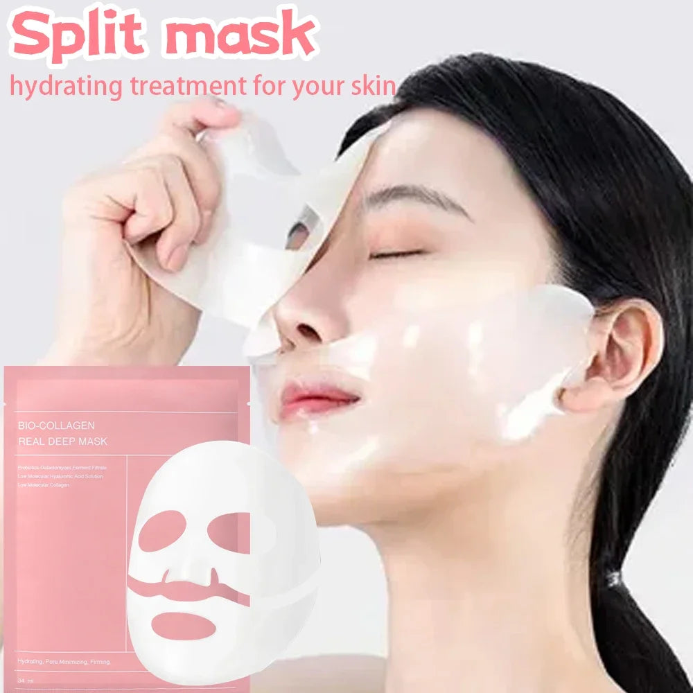 Bio Collagen Face Mask Deep Hydrating Moisturizing Firming 1/2/5/10Pcs