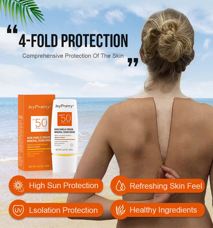 Sunscreen SPF 50 Cream Sun Protection Moisturizing 50ml