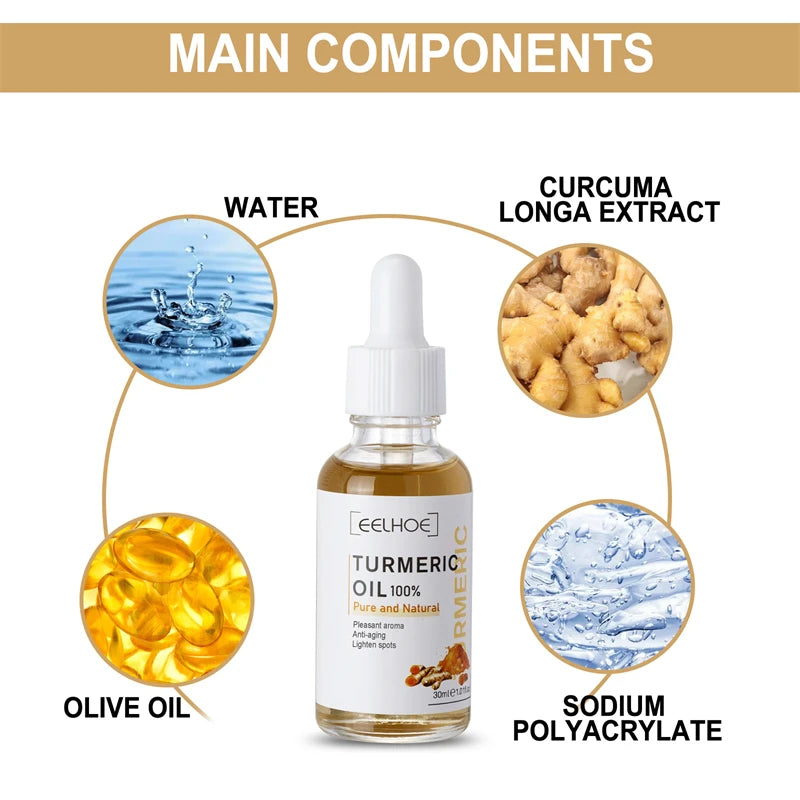 Turmeric Face Serum Shrink Pore Repair Melanin Dark Spot