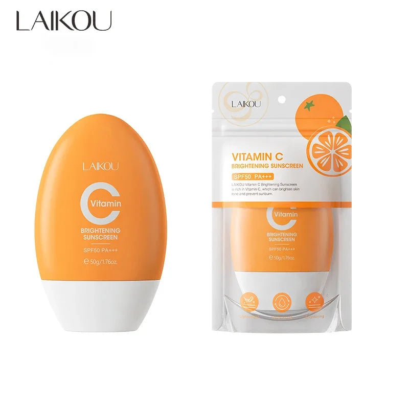 LAIKOU Vitamin C Sunscreen Relief Sun SPF 50+ High Sun Protection Hydrating