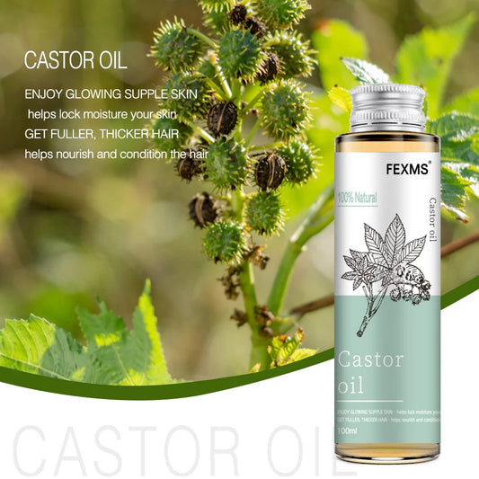 100% Pure Castor Oil For Hair Growth