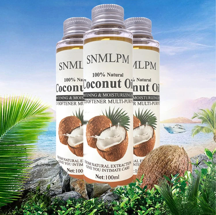 Natural Organic Coconut Oil Body Face Oil Massage Relaxation Skin 100ml
