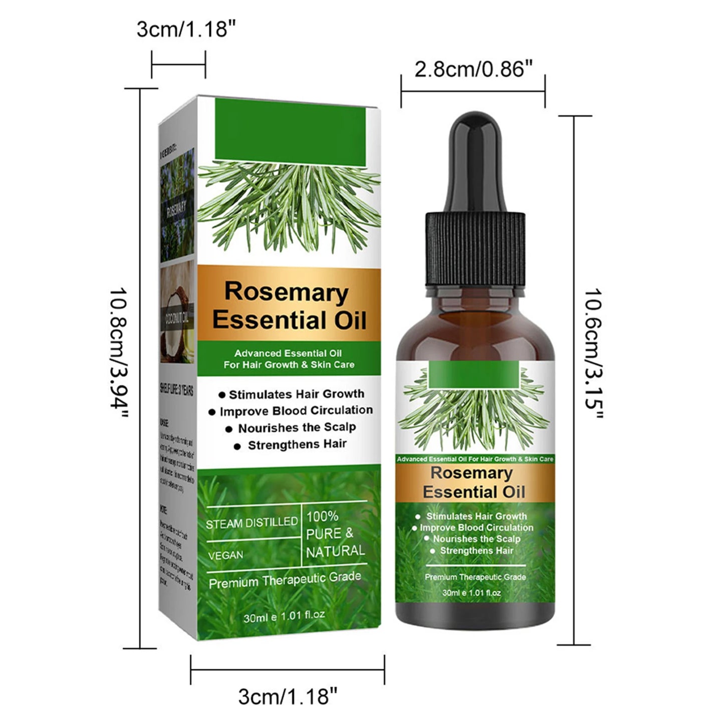 Rosemary Organic Oil Hair Growth