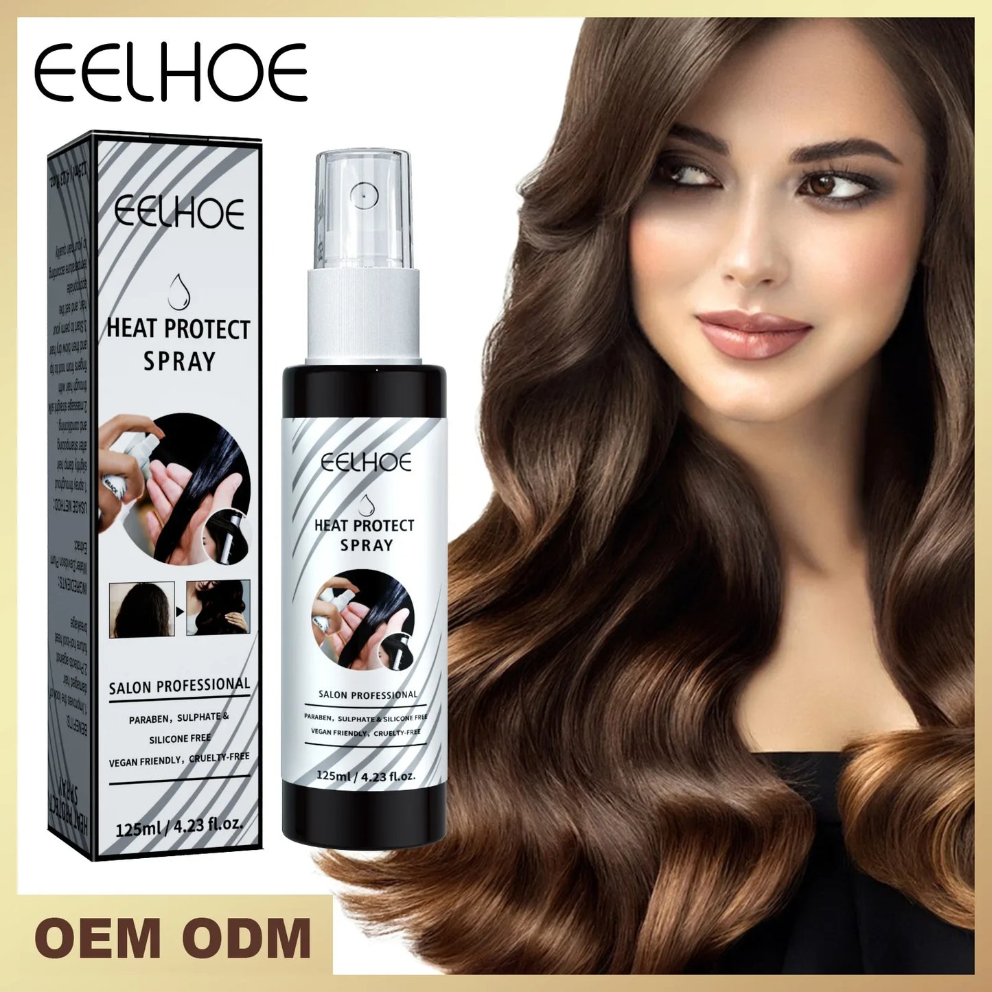 Heat Protect Spray Thermal Heat Protection Spray Shine Mist Curly