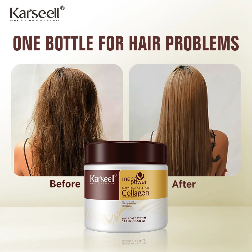 Karseell Collagen Hair Treatment Deep Repair Conditioning Argan Oil  500ml