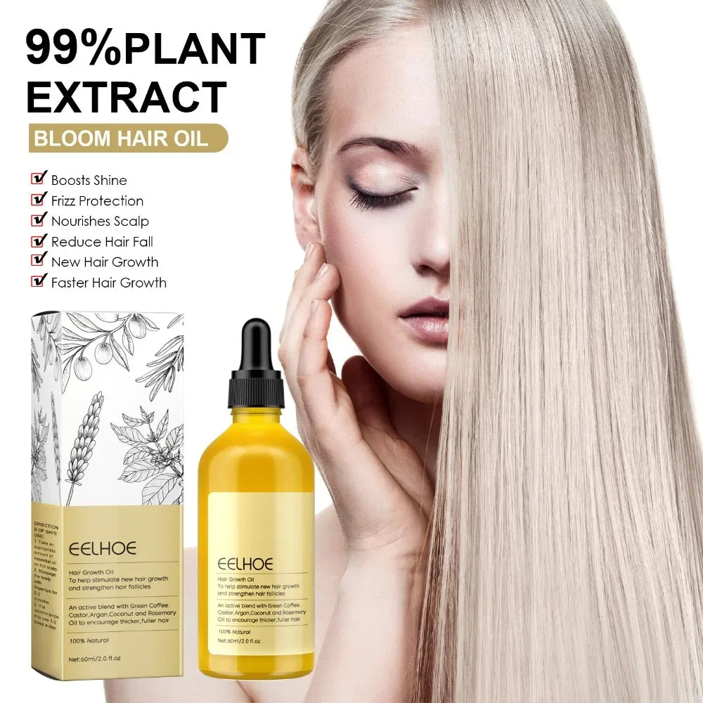 Rosemary  Hair Essential Oil   Prevent Hair Loss Smooth Hairs Nourish Hair Care Oil 60ml
