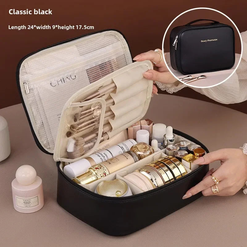 New Women's Cosmetic Bag Luxury Makeup Bag Travel Organizer