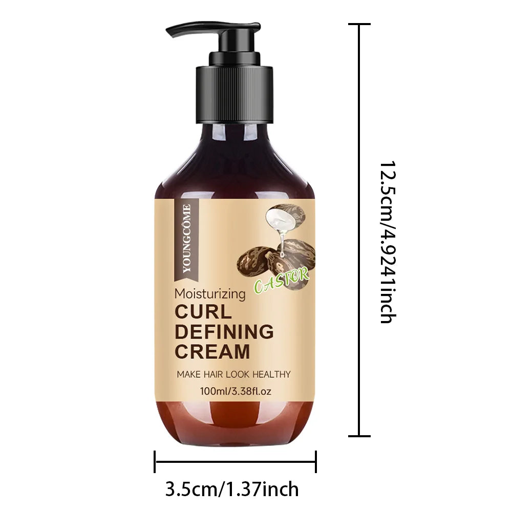 Curl Defining Cream Hair-Smoothing Anti-Frizz Cream