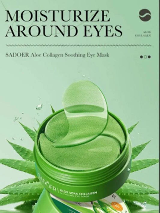Aloe Vera Collagen Eye Mask Anti Dark Circles 60pcs Eye Patches Eyes Skin Care Products