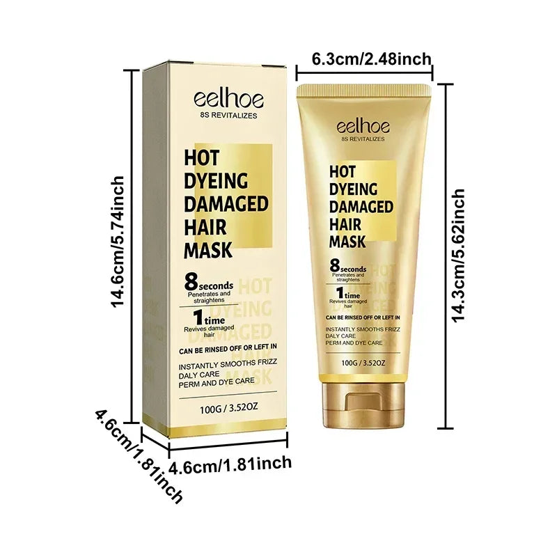 Keratin Hair Mask Professional Repair Damaged Dry Frizzy Hair 5s Magical Smooth