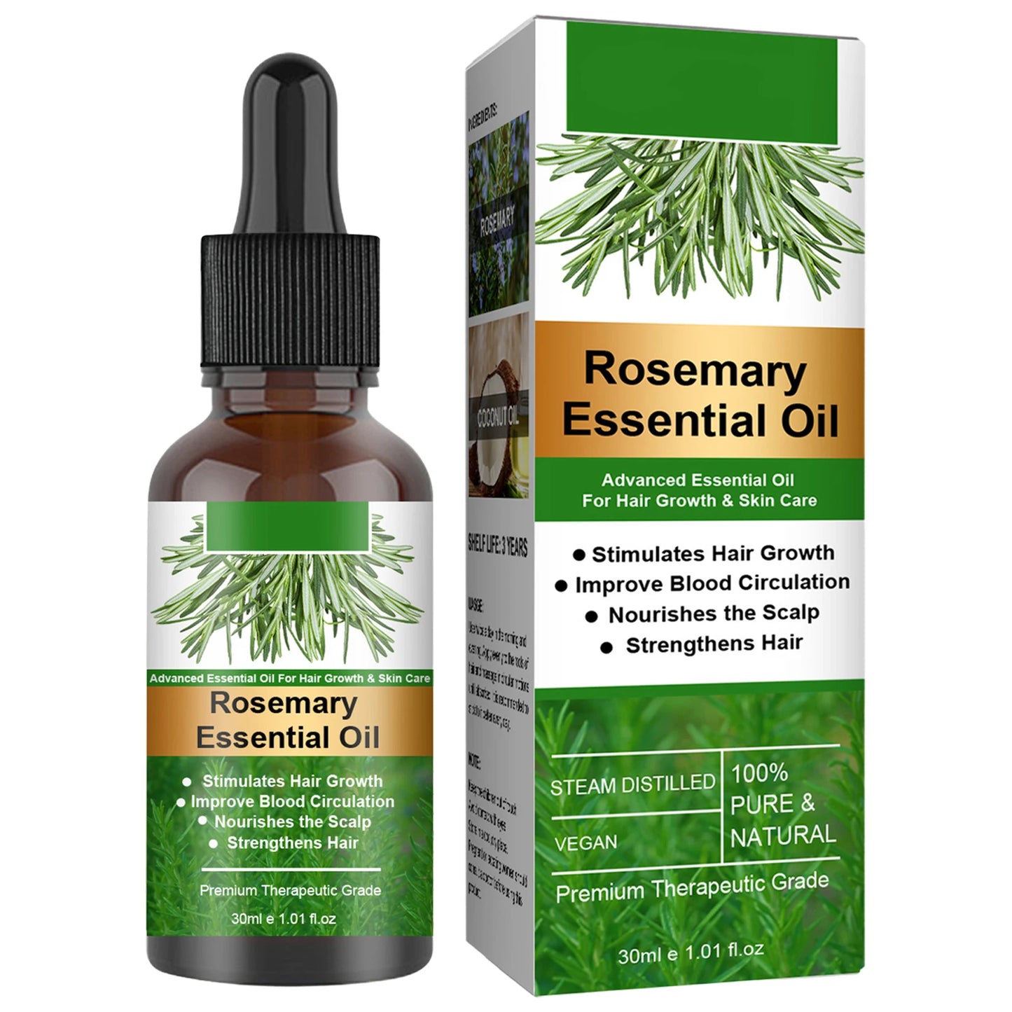 Rosemary Organic Oil Hair Growth