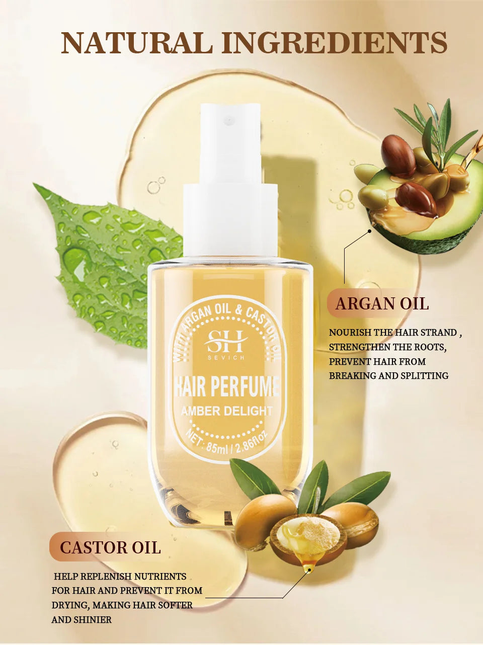 Hair Oil Spray Long-lasting Luxurious Fragrance