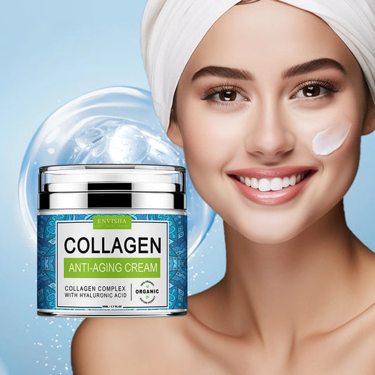 ENVISHA Face Cream Collagen Hyaluronic Acid Anti-Wrinkle Shrink Pores