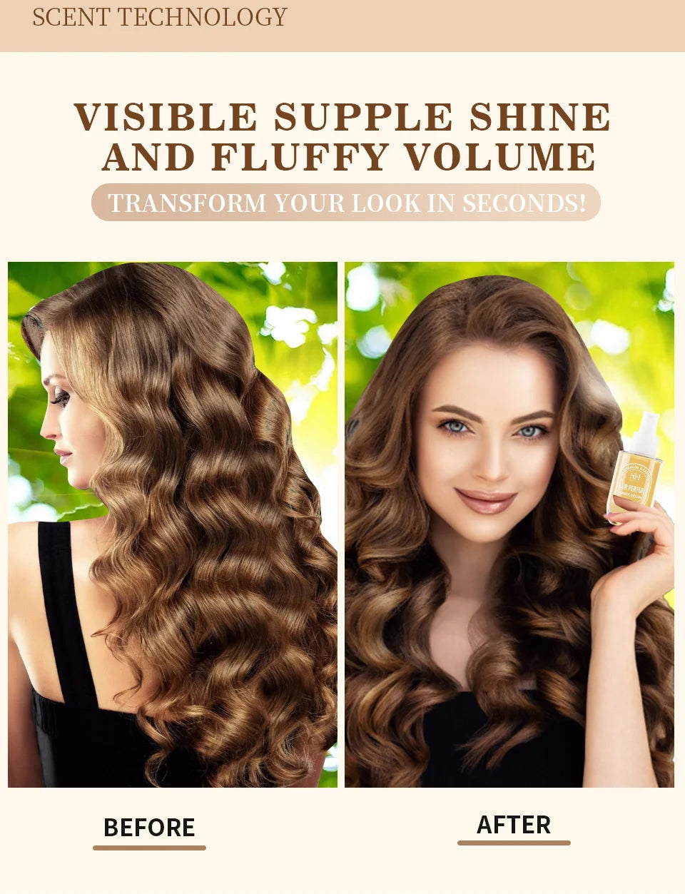 Hair Oil Spray Long-lasting Luxurious Fragrance