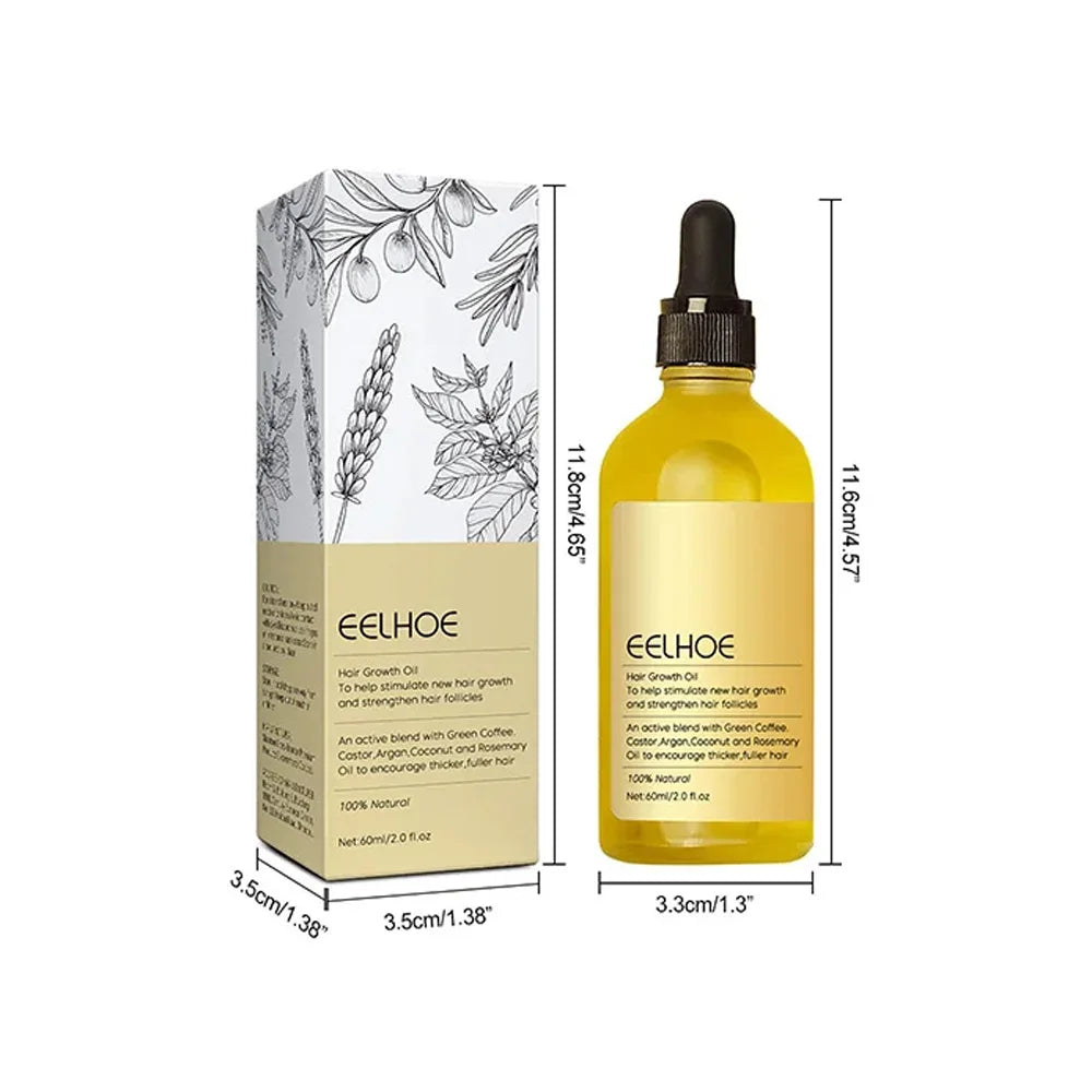 Rosemary Hair Essential Oil Veganic Prevent Hair Loss Smooth Hairs Nourish Hair Care Oil 60ml