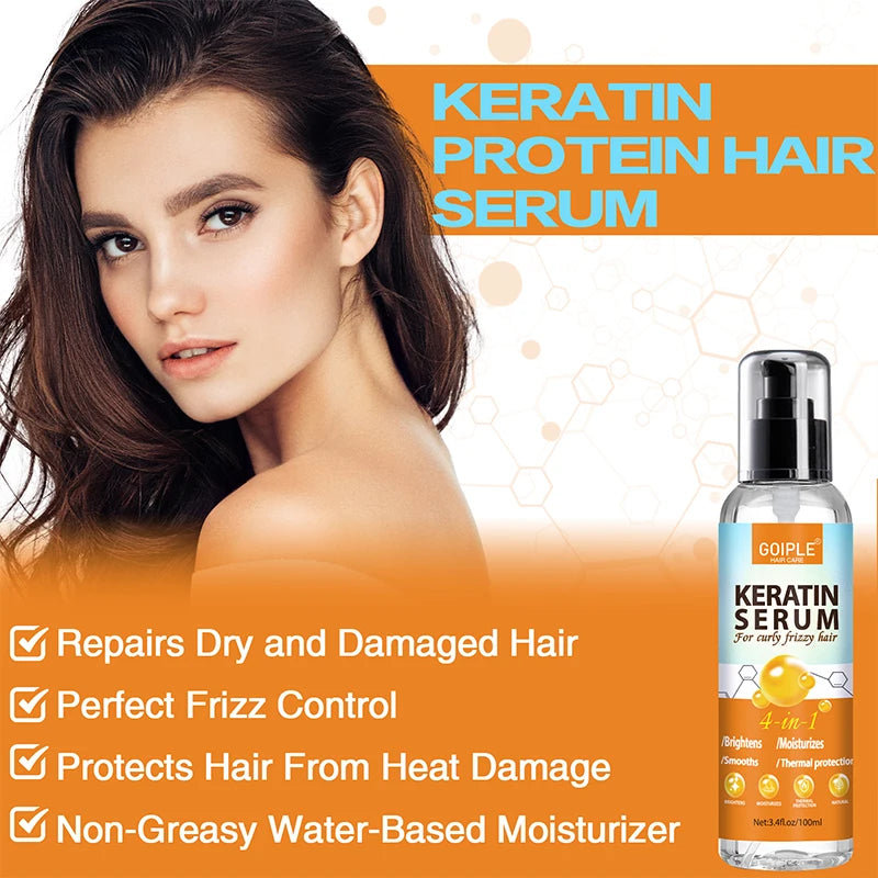 Keratin Protein Serum Mask Conditioner Essence Oil  Repair Treatment Smooth Moisturize