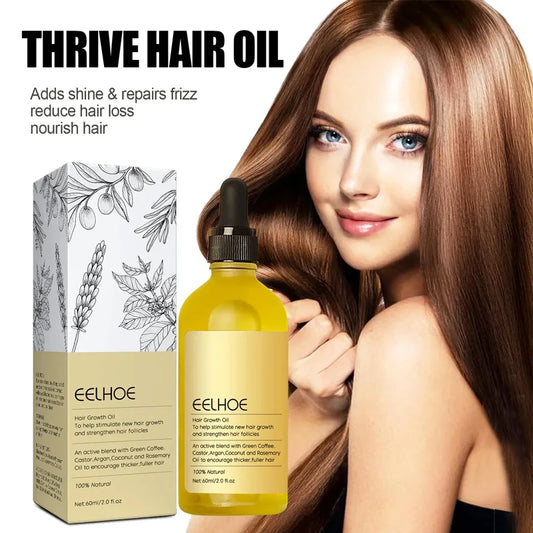 Rosemary Hair Essential Oil Veganic Prevent Hair Loss Smooth Hairs Nourish Hair Care Oil 60ml