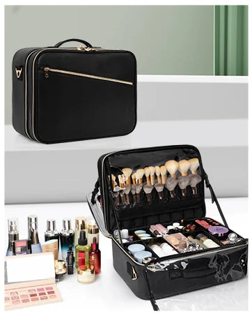 Makeup Bag Portable Cosmetic Bag Travel Makeup Case Organizer