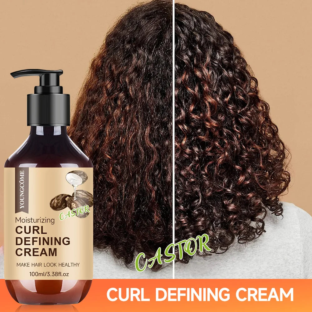 Curl Defining Cream Hair-Smoothing Anti-Frizz Cream