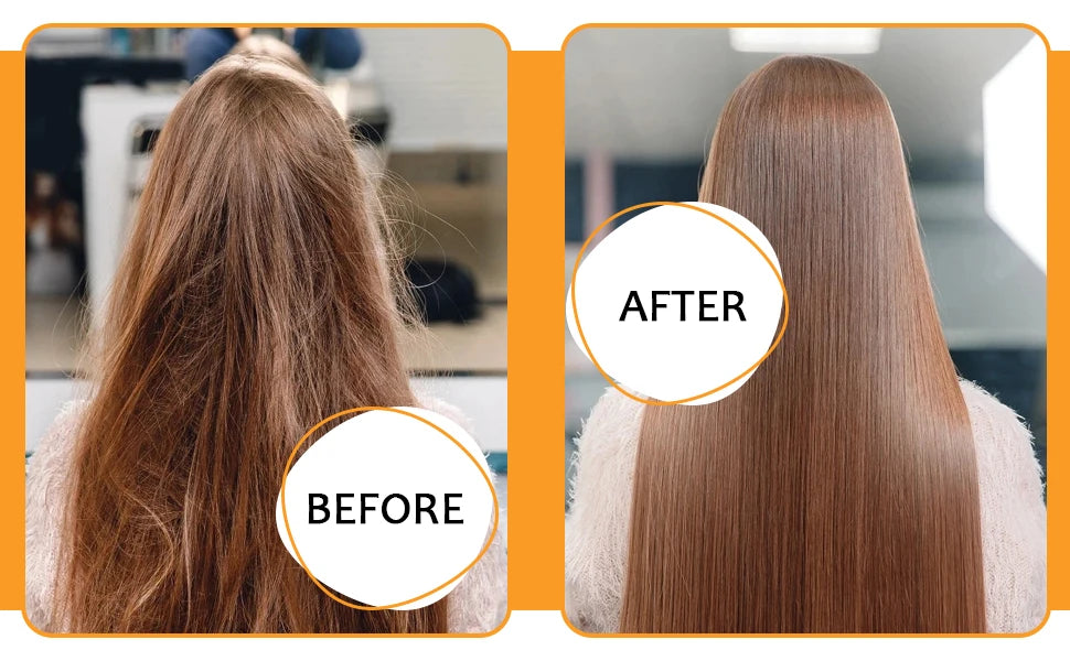 Keratin Protein Serum Heat Thermal Protection Spray Rose Water Mist Smooth & Moisturize