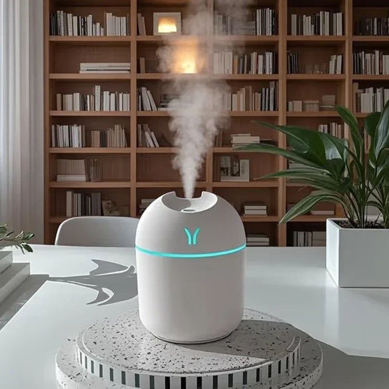 Compact Portable Humidifier for Fine Moisture – Oil Diffuser for Home and Travel