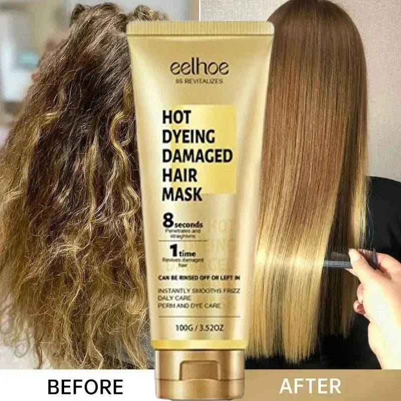 Keratin Hair Mask Professional Repair Damaged Dry Frizzy Hair 5s Magical Smooth