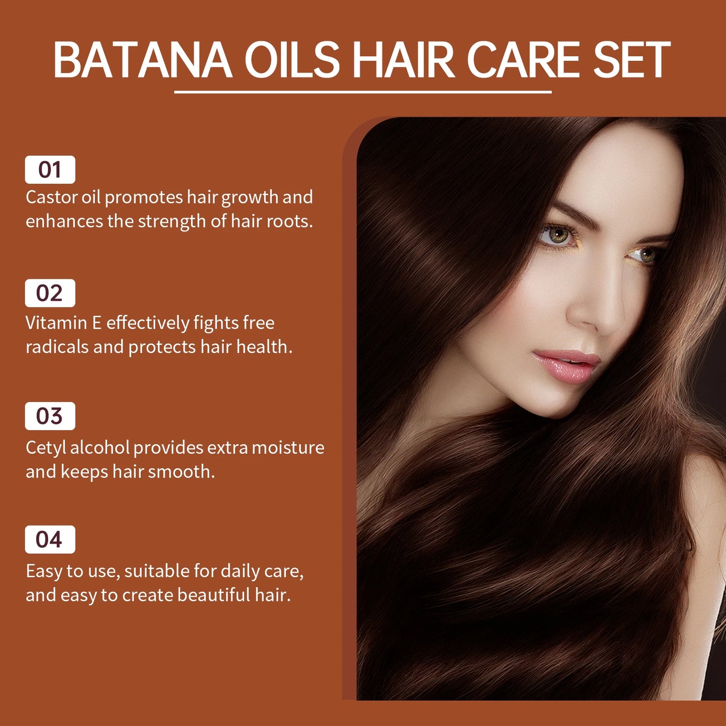 Eelhoe Batana Oil Hair Care Hair Growth Shampoo Set
