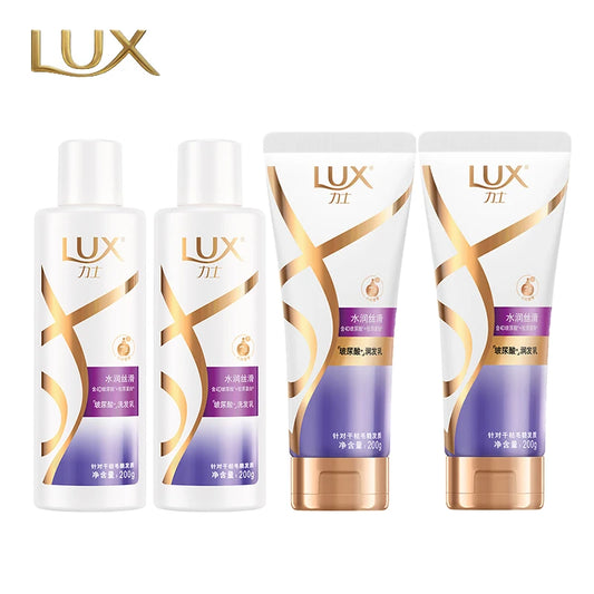 LUX Rich Moisture Shampoo 200g + Conditioner 200g with 4D Hyaluronic Acid