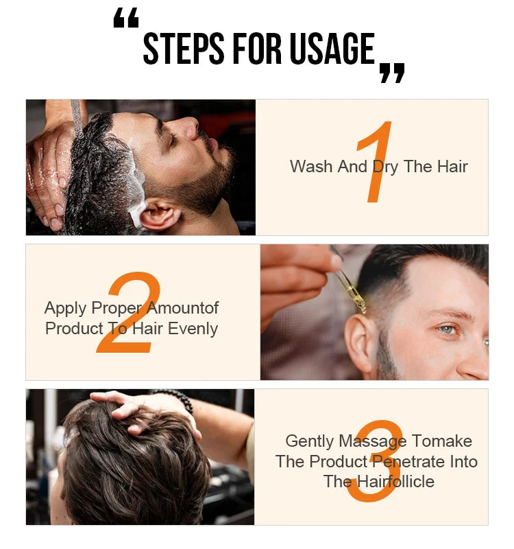 PURC Ginger Hair Growth Oil Fast Hair Loss Treatment Repair Damaged Hair