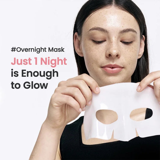 Bio Collagen Face Mask Shrink Pores Deep Hydrating Overnight Moisturizing Mask 20/10/5PCs