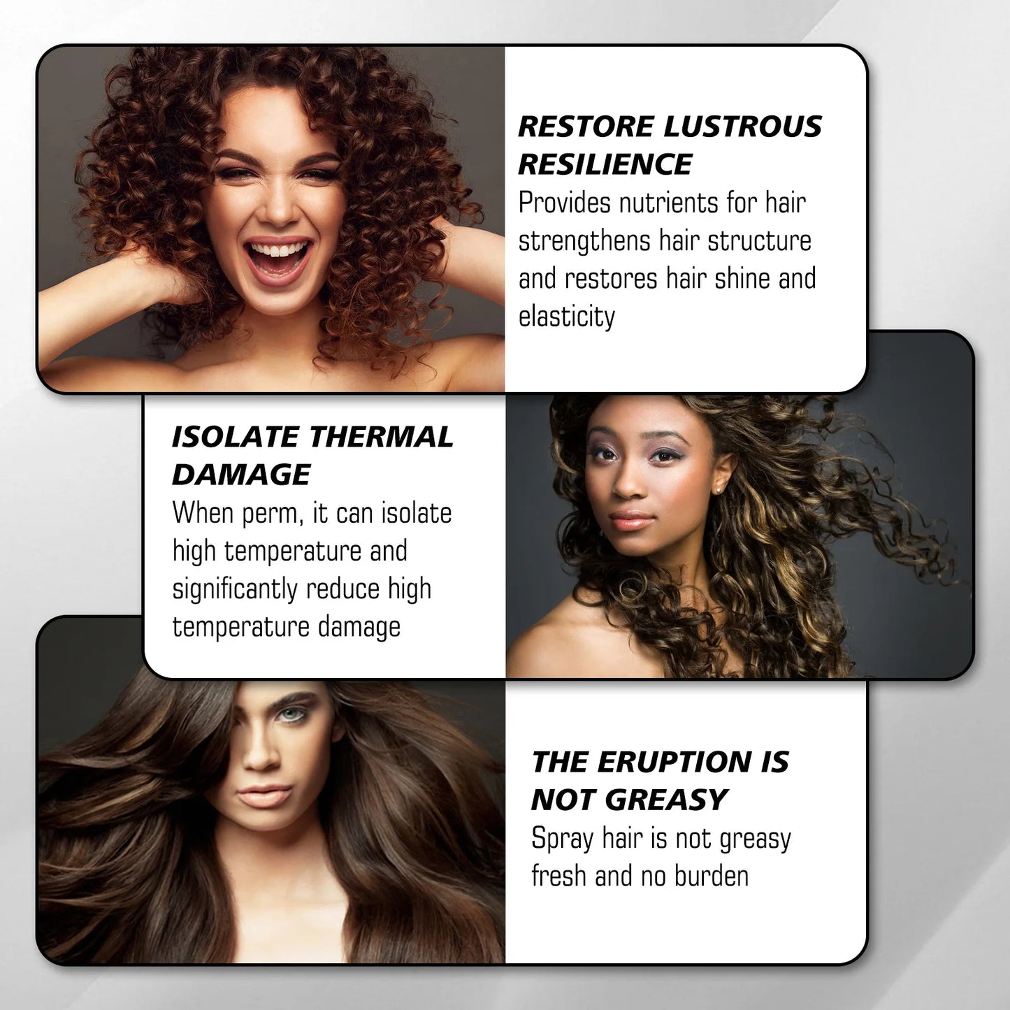 Heat Protect Spray Thermal Heat Protection Spray Shine Mist Curly
