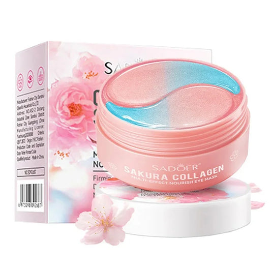 SADOER Sakura Collagen Eye Mask Anti Dark Circles Eyes 60pcs