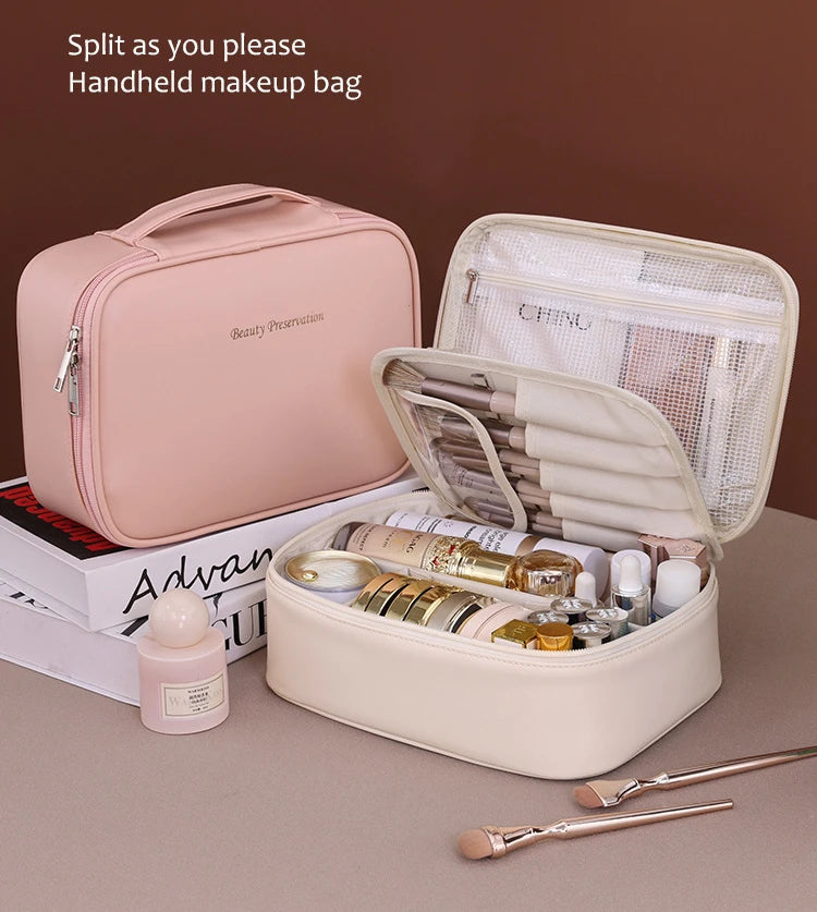 New Women's Cosmetic Bag Luxury Makeup Bag Travel Organizer