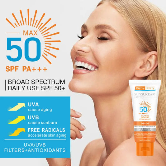 Daily Sunscreen SPF 50+ UV Moisturizing Anti-Aging Waterproof