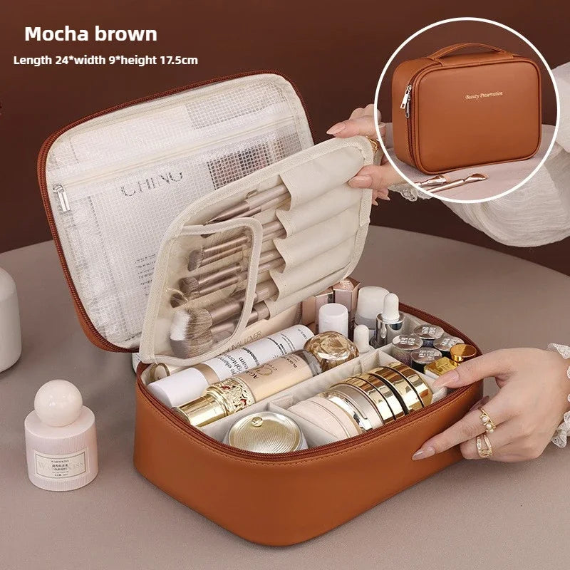New Women's Cosmetic Bag Luxury Makeup Bag Travel Organizer
