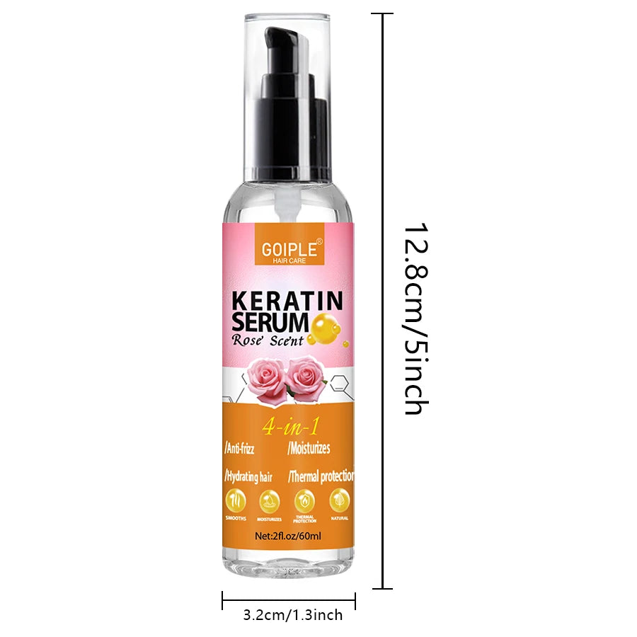 Keratin Protein Serum Mask Conditioner Essence Oil  Repair Treatment Smooth Moisturize
