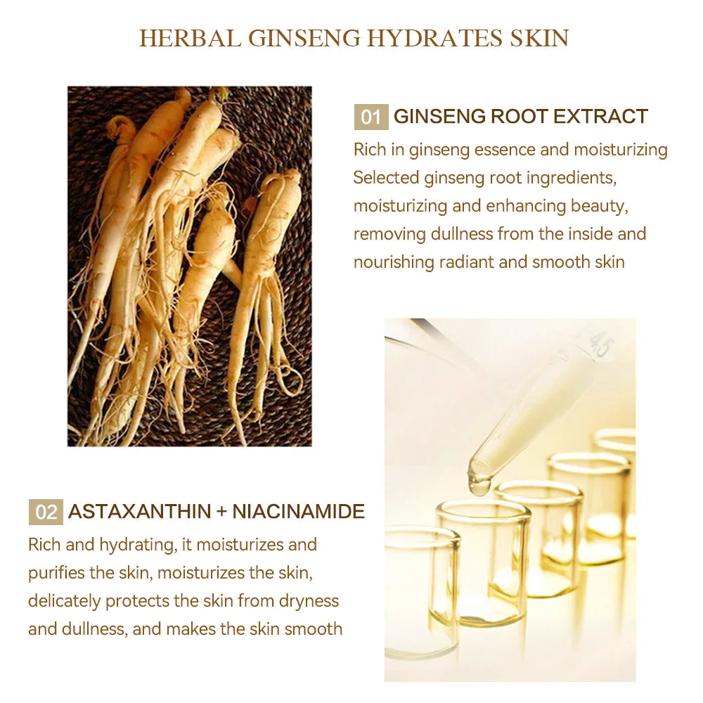 Ginseng Essence Polypeptide Anti-aging Oil Gold Polypeptide Anti Wrinkle