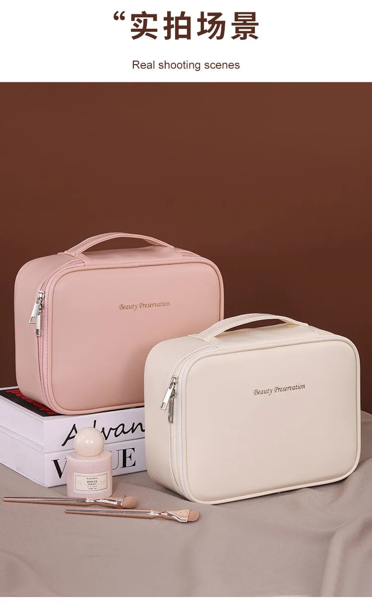 New Women's Cosmetic Bag Luxury Makeup Bag Travel Organizer